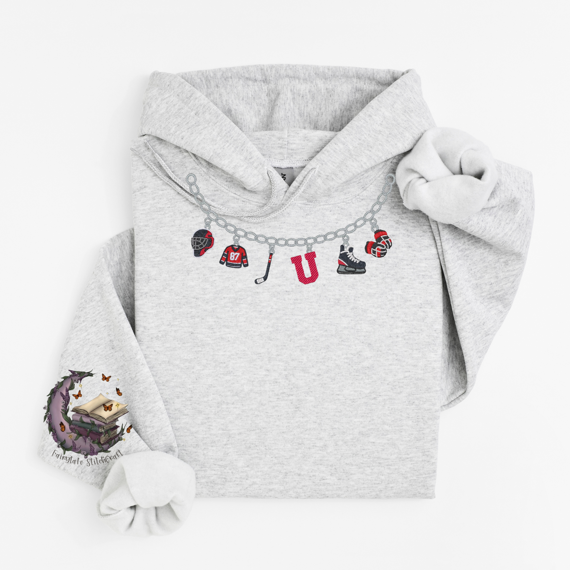 Uintah Hockey Charm Necklace Hoodie or Sweatshirt Fairytaleavenue