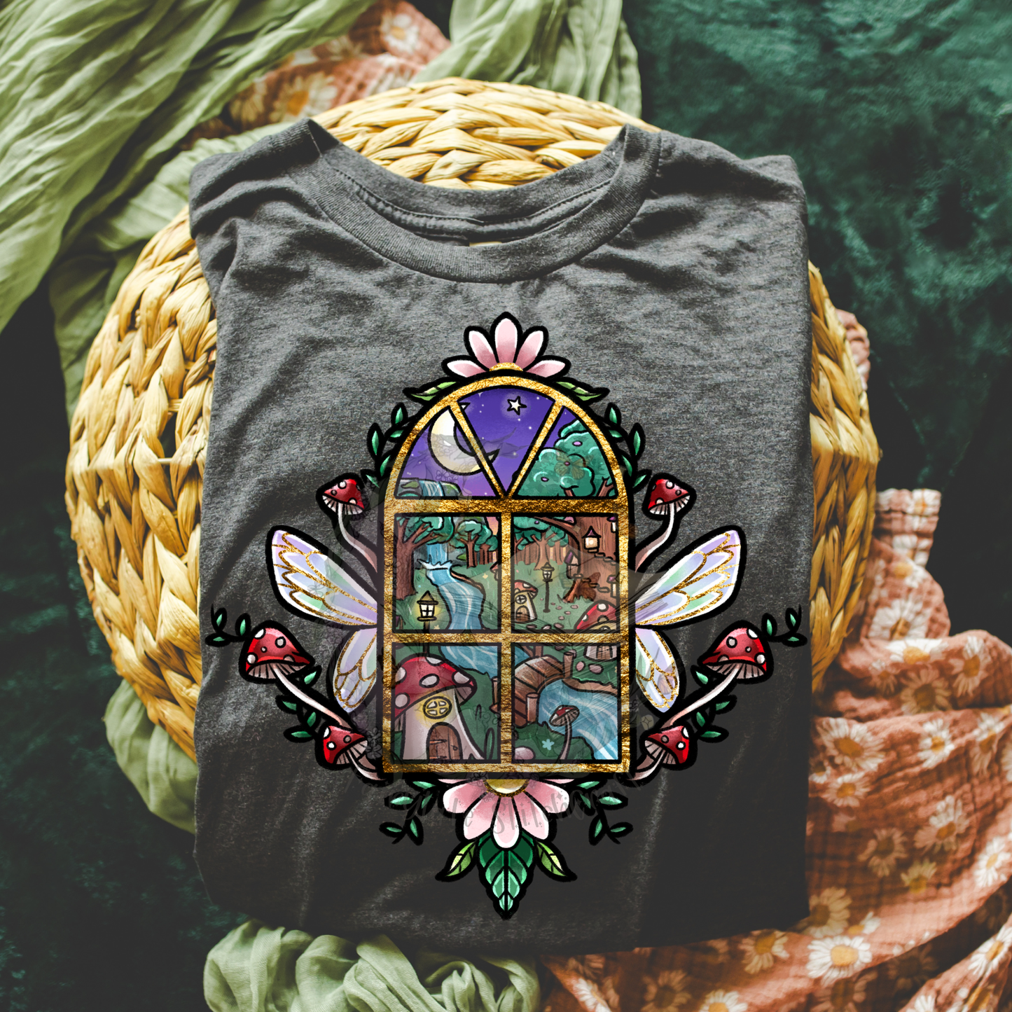 Fairy Window Graphic Tee Fairytaleavenue