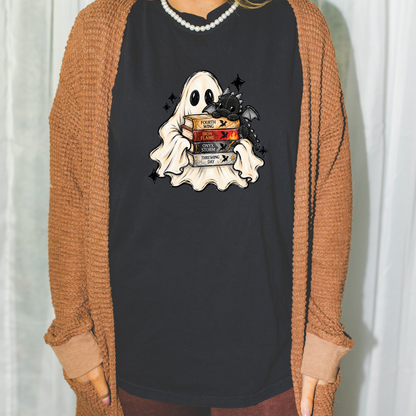 Dragon Book Ghost Halloween Tee, sweatshirt or Zip-Up Fairytaleavenue