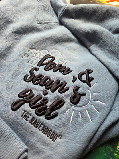Dom and Sean's Girl 3D puff Embroidered Sweatshirt Fairytaleavenue
