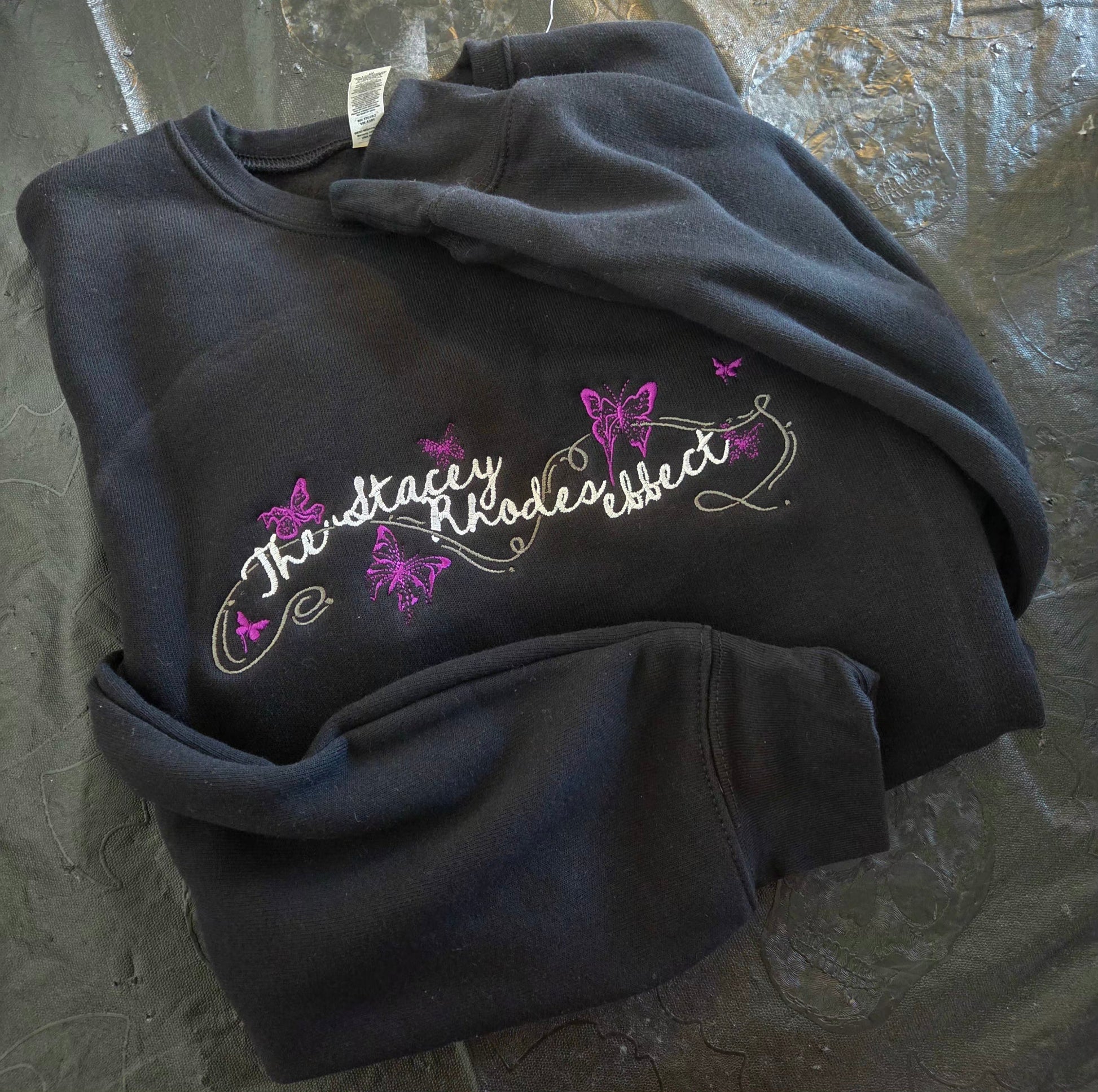 The Stacey Rhodes Effect Embroidered Sweatshirt Fairytaleavenue