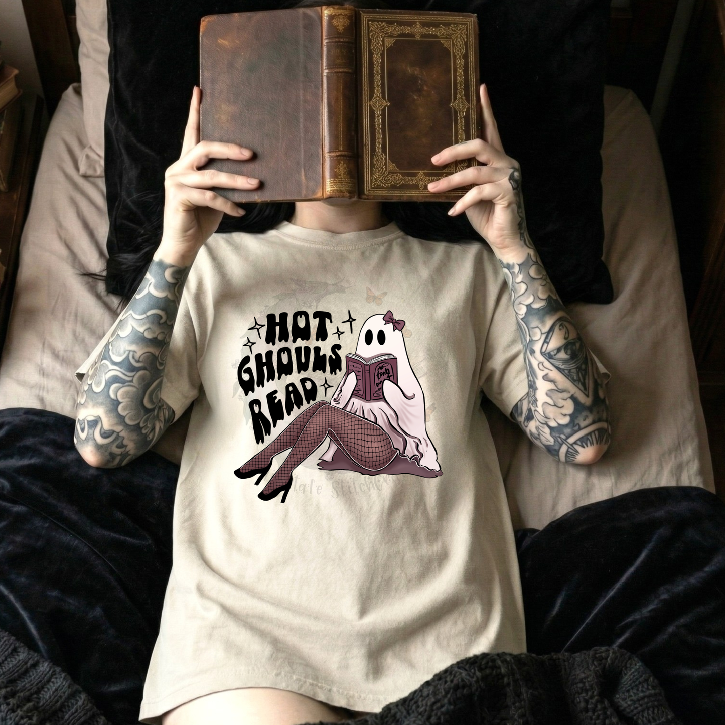 Hot Ghouls Read Graphic Tee Halloween Fairytaleavenue