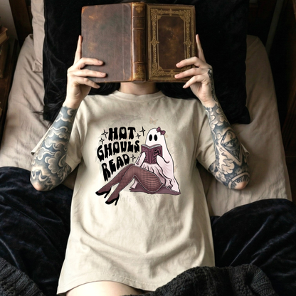 Hot Ghouls Read Graphic Tee Halloween Fairytaleavenue