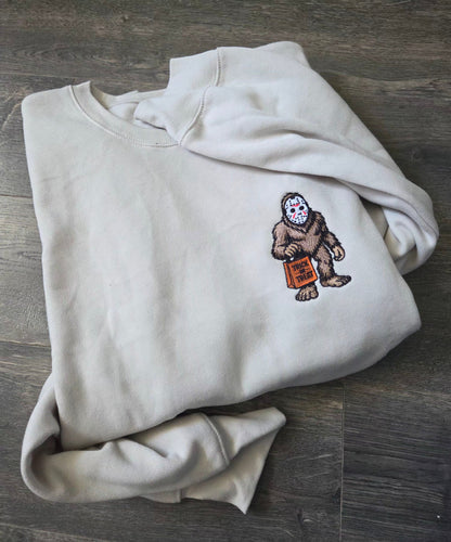 Jason BigFoot Embroidered Sweatshirt or Hoodie Fairytaleavenue