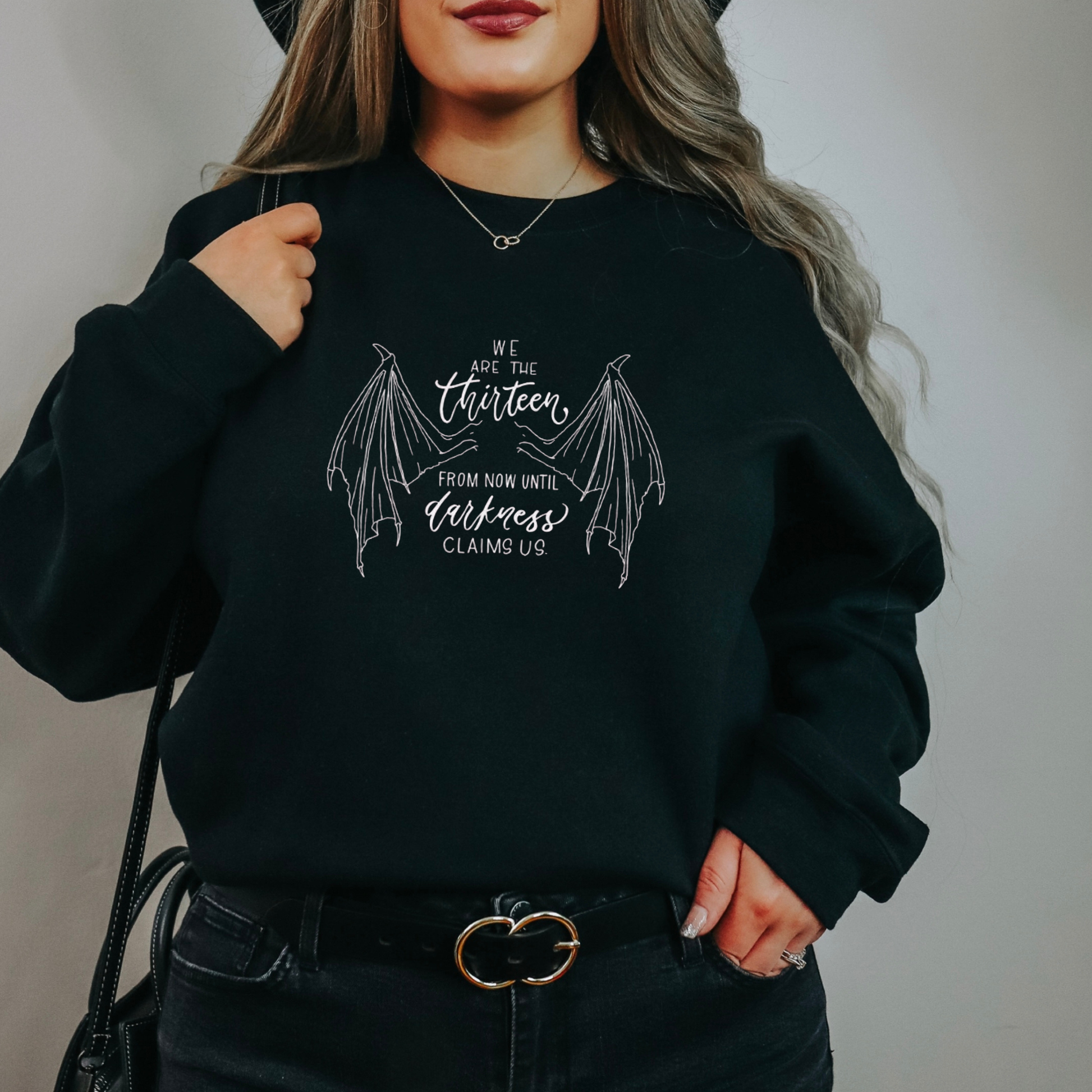 The Thirteen Embroidered Sweatshirt Fairytaleavenue