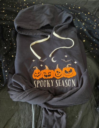 Spooky Season Pumpkins Embroidered Sweatshirt Fairytaleavenue