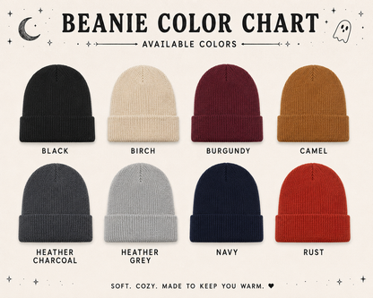 Rather Be Reading Waffle Beanie Fairytaleavenue