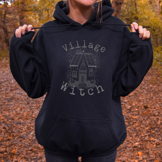 Village Witch Tee, Hoodie or Sweatshirt Halloween Fairytaleavenue
