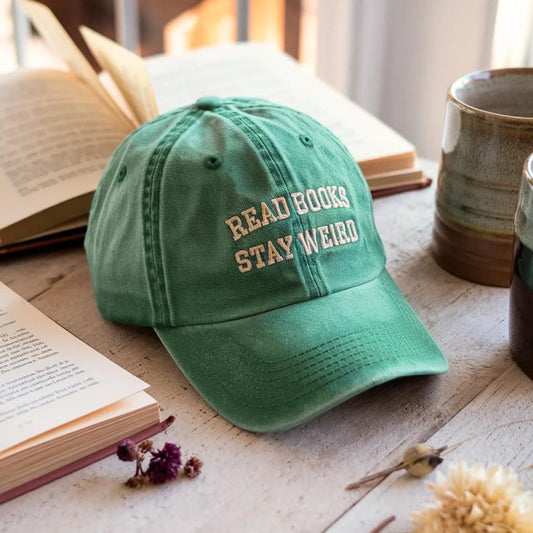 Read Books Stay Weird Vintage Dad Hat Fairytaleavenue