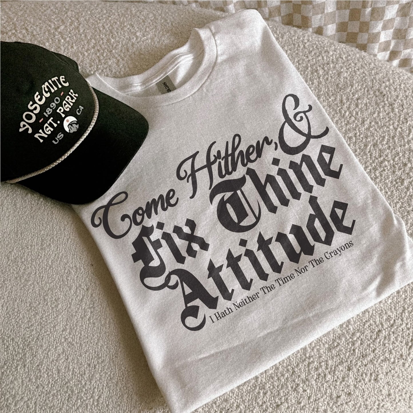 Fix Thine Attitude Graphic Tee Fairytaleavenue