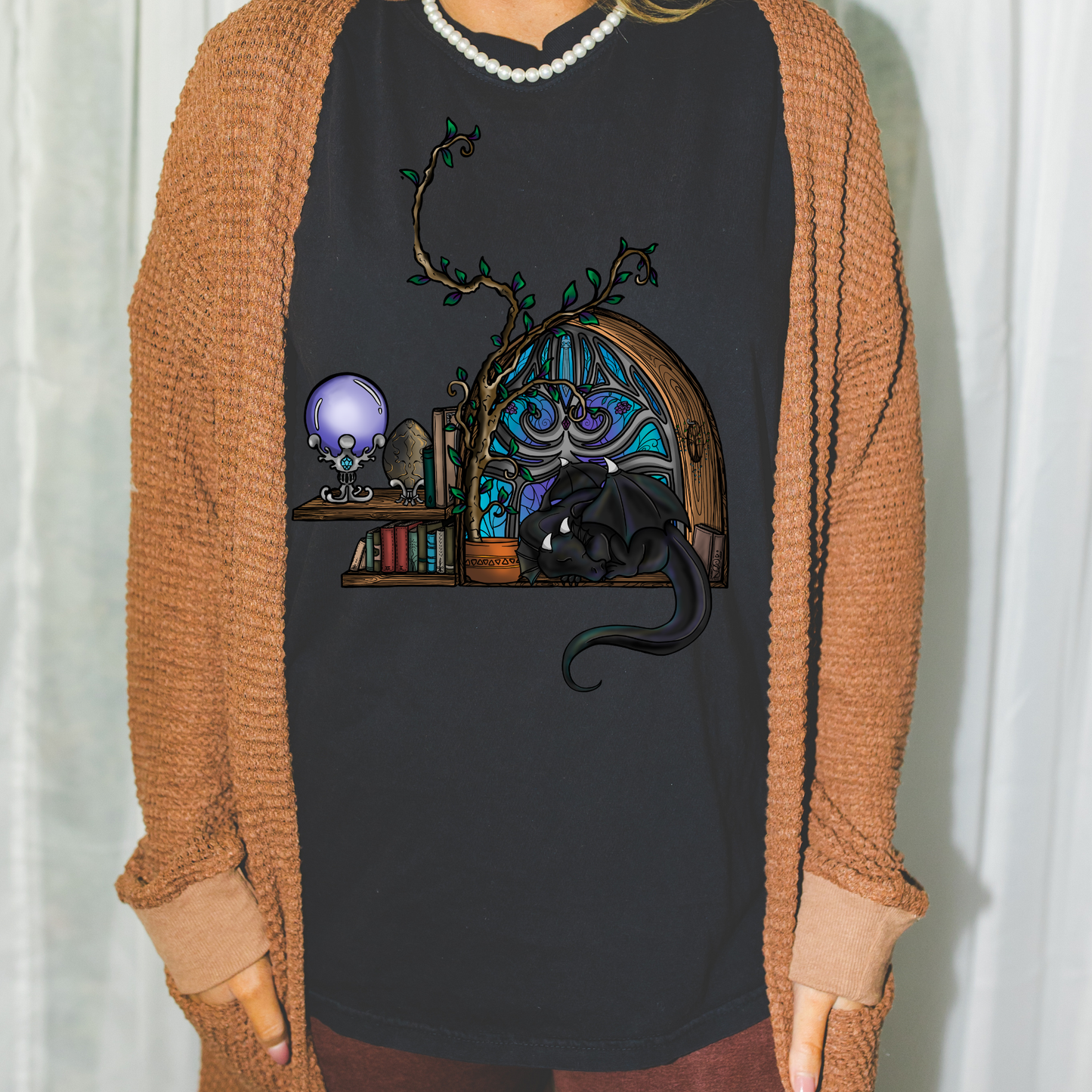 Dragons Nook Graphic Sweatshirt Fairytaleavenue