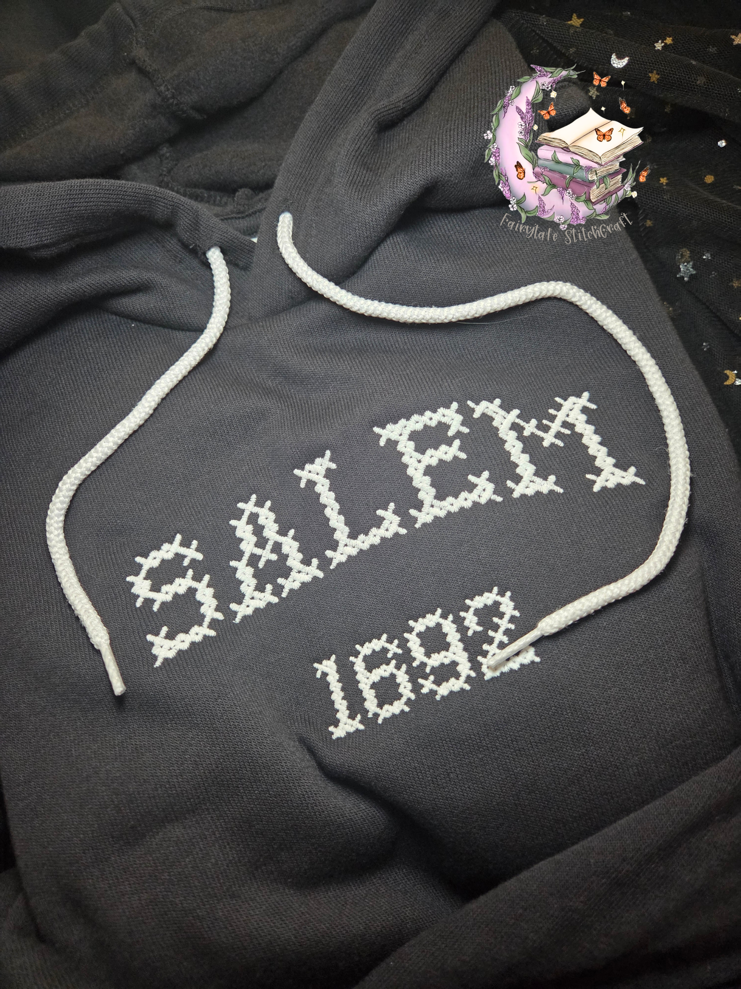 Salem 1692 Embroidered Sweatshirt Fairytaleavenue