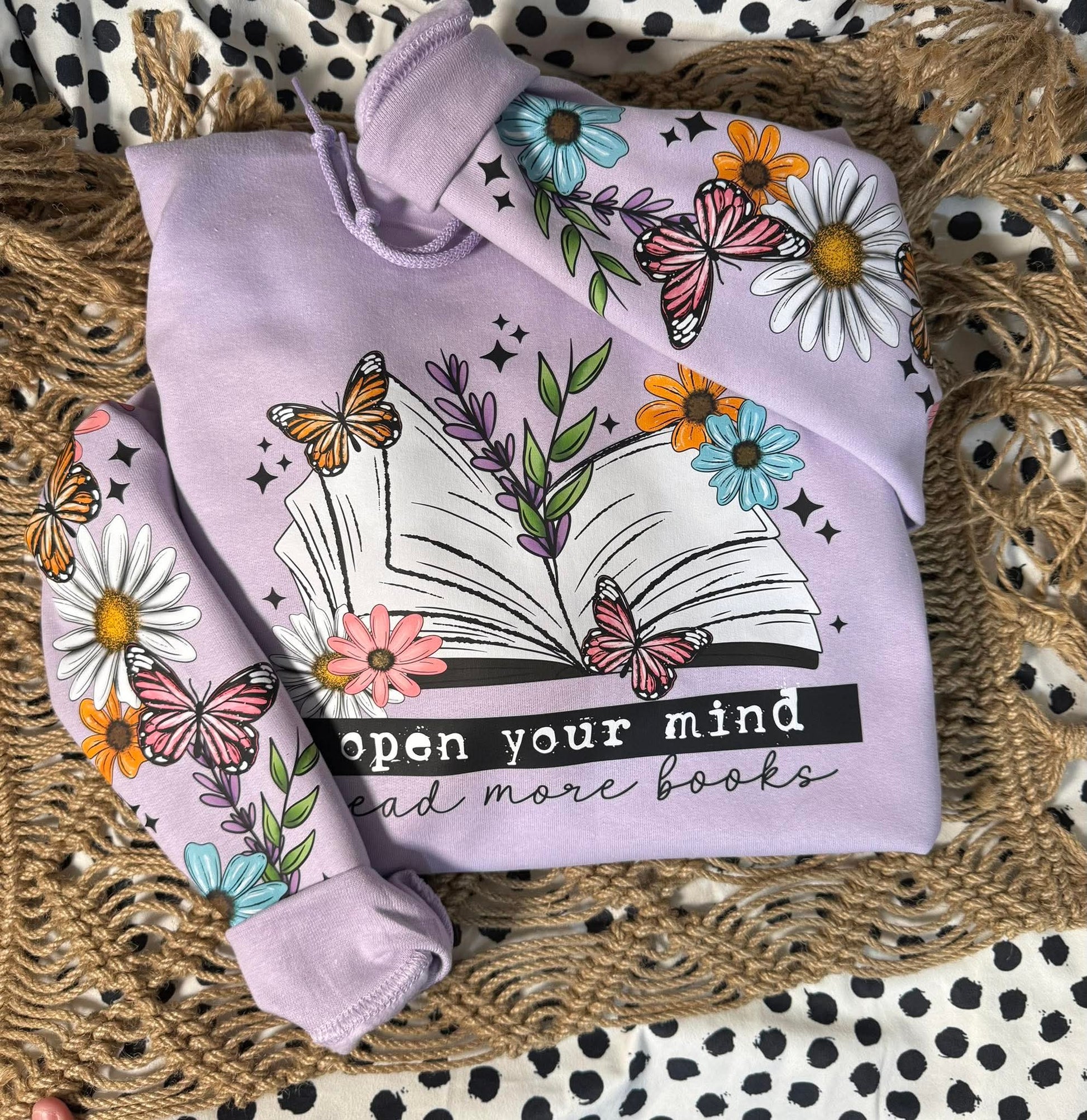 Sping Reading Graphic Sweatshirt or Hoodie Fairytaleavenue