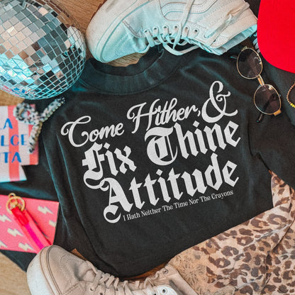 Fix Thyne Attitude Graphic Tee Fairytaleavenue