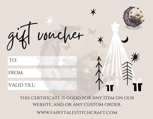 Gift Card Virtual Online Fairytaleavenue