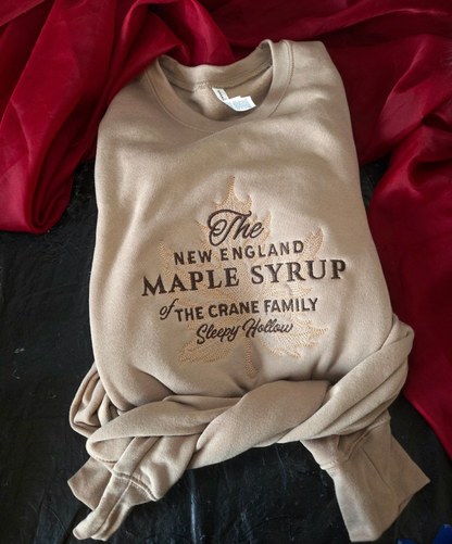 NE Sleepy Hollow Embroidered Sweatshirt Fairytaleavenue
