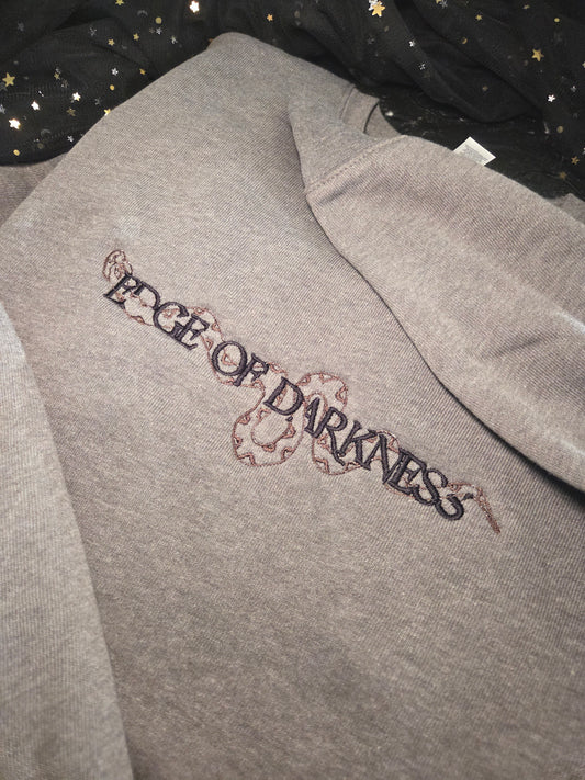 Edge Of Darkness Embroidered Sweatshirt