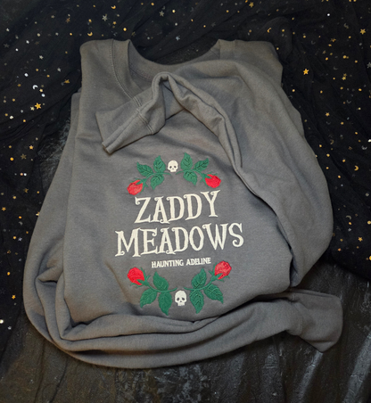 Zaddy Meadows Embroidered Sweatshirt Fairytaleavenue