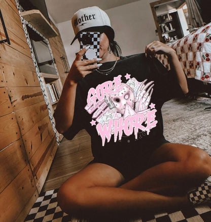 Gore Whore Pastel Halloween Tee Fairytaleavenue