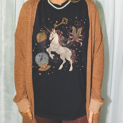 Whimsy Unicorn Graphic Tee Fairytaleavenue
