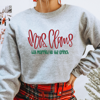3d Puff Santas Favorite Embroidered Sweatshirt or Hoodie Fairytaleavenue