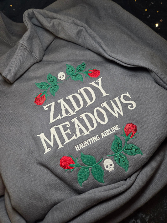 Zaddy Meadows Embroidered Sweatshirt Fairytaleavenue