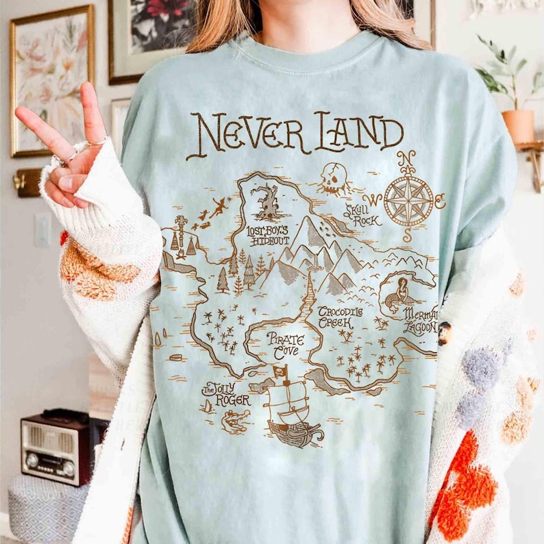 Never Land Graphic Tee Fairytaleavenue