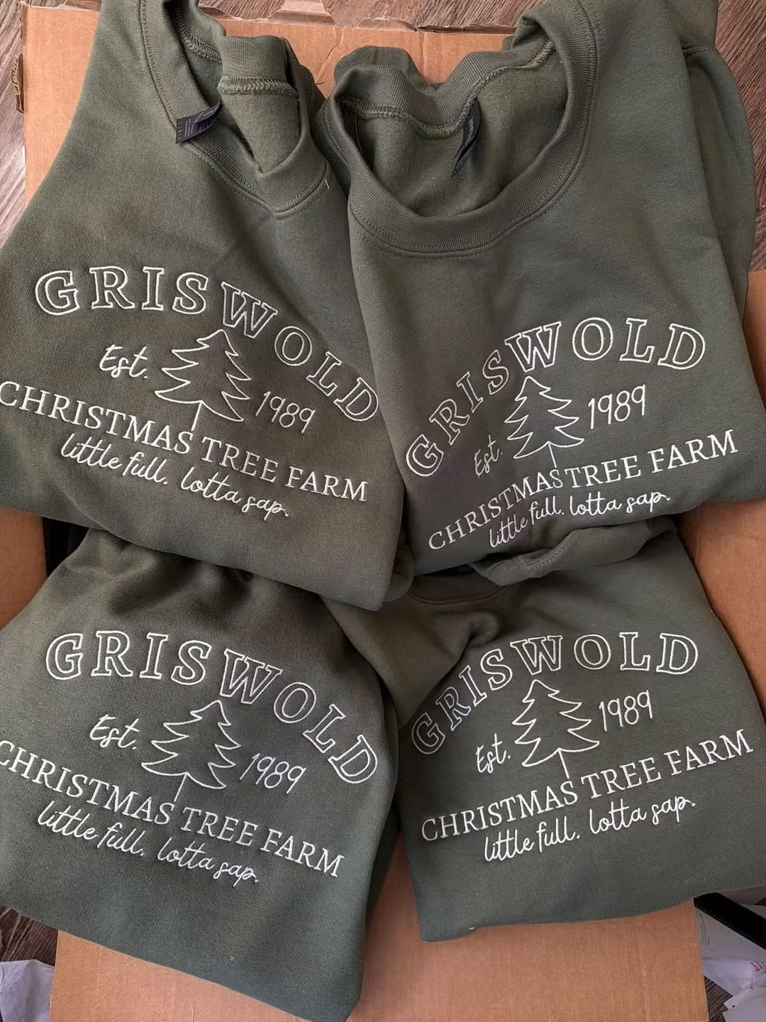 Griswold Embroidered Sweatshirt Fairytaleavenue