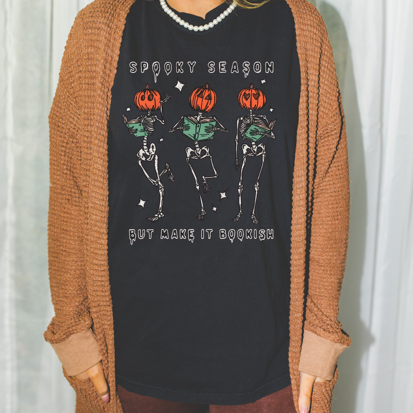 SpookySeason Bookosh Halloween Tee or Sweatshirt Fairytaleavenue