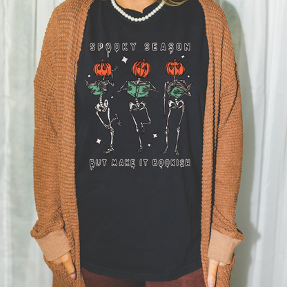 SpookySeason Bookosh Halloween Tee or Sweatshirt Fairytaleavenue