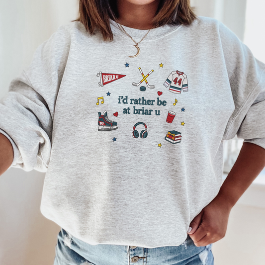Rather Be Briar  Embroidered Sweatshirt or Hoodie Fairytaleavenue