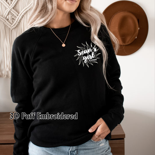 Ravenhood Three Feathers Embroidered Sweatshirt Fairytaleavenue